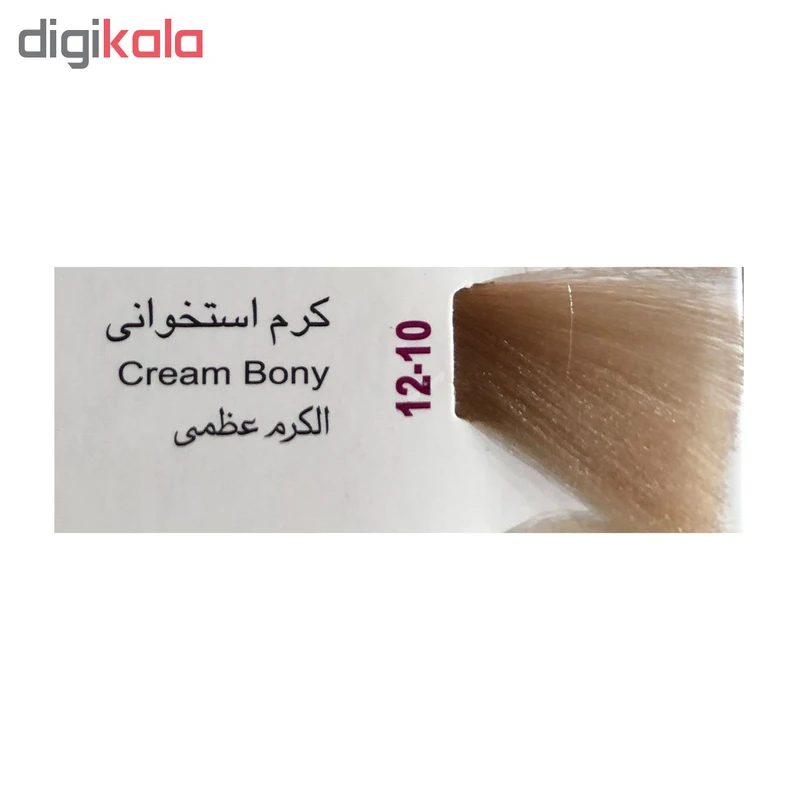 رنگ مو پادینا شماره 10-12 حجم 100 میلی لیتر رنگ کرم استخوانی - تصویر 3