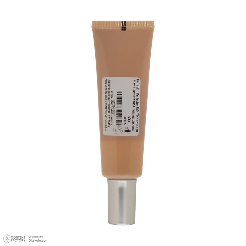 کرم پودر مایع SPF50 نوت مدل Skin Perfector شماره 120 مناسب انواع پوست حجم 30 میلی‌لیتر - تصویر 3