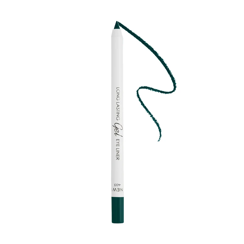مداد چشم لامل مدل Long lasting رنگ سبز تیره - تصویر 2