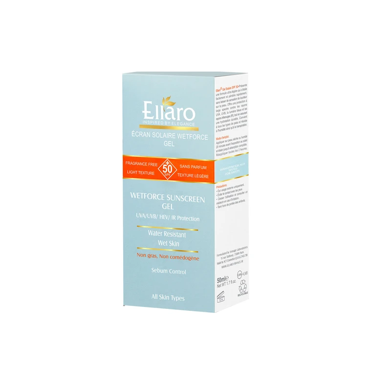 ژل ضد آفتاب بیرنگ دست، صورت، گردن الارو SPF 50 مدل WetForce محافظ در برابر uva uvb مناسب برای انواع پوست حجم 50 میلیلیتر - تصویر 2