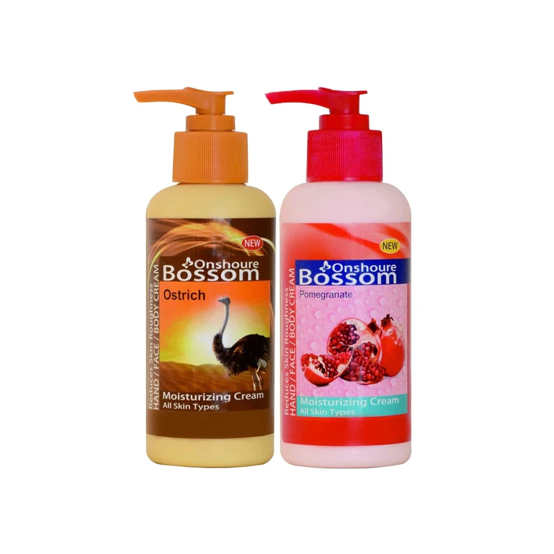 کرم آبرسان انشور بوسوم مدل انار و روغن شترمرغ حجم 250 میلی لیتر مجموعه 2 عددی - تصویر 2