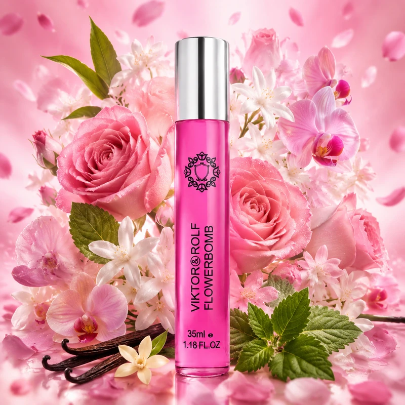 ادوپرفیوم زنانه هارلینگن مدل FlowerBomb با رایحه گرم حجم 35 میلی‌لیتر - تصویر 6