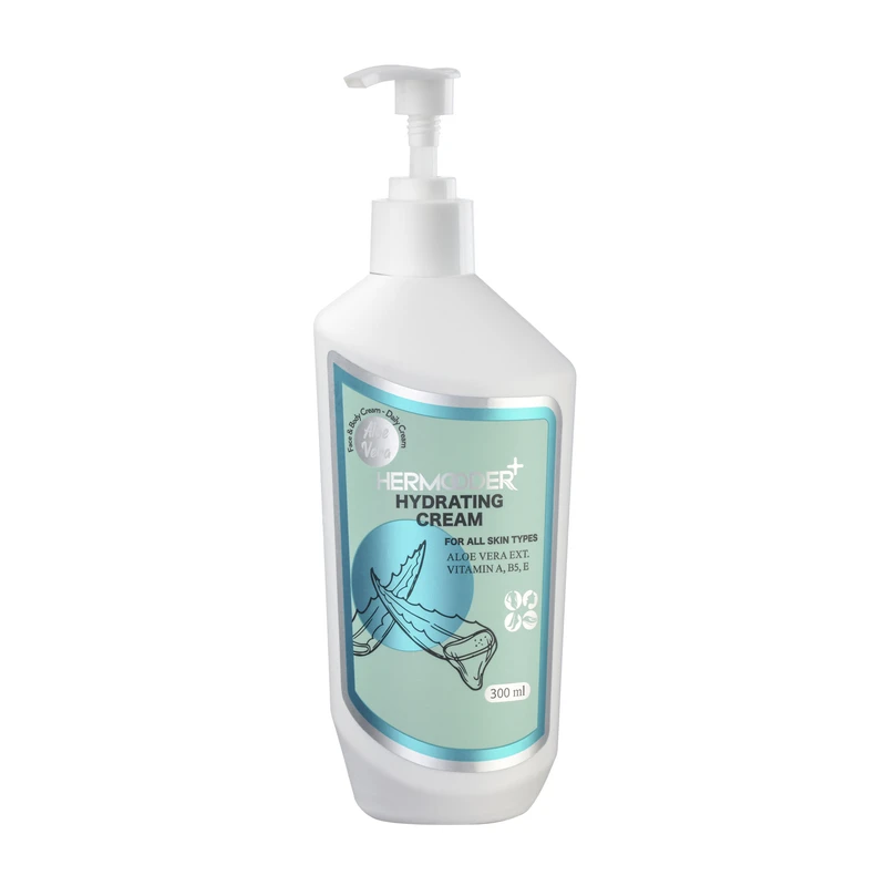 کرم آبرسان هرمودر مدل ALOE VERA مناسب برای انواع پوست حجم 300 میلی لیتر - تصویر 2
