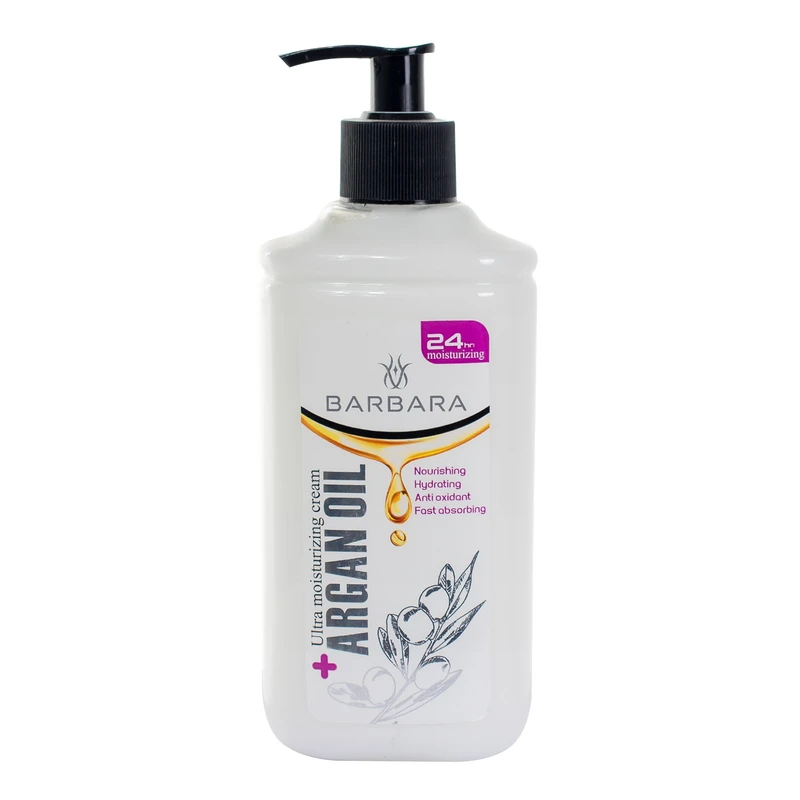 کرم آبرسان باربارا مدل VITAMIN E حجم 375 میلی لیتر به همراه کرم مرطوب کننده باربارا مدل ARGAN OIL حجم 375 میلی لیتر - تصویر 3