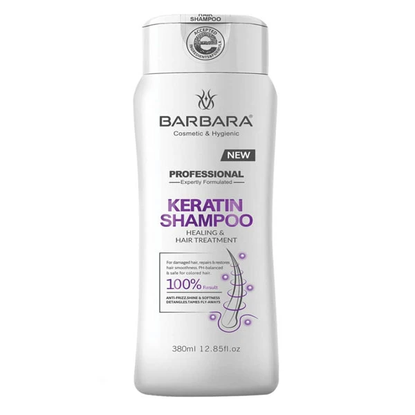 شامپو مو باربارا مدل KERATIN THERAPY حجم 380 میلی لیتر - تصویر 2