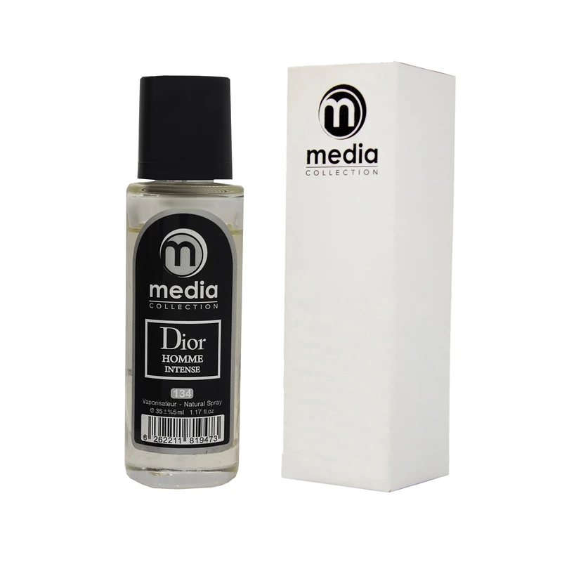 عطر جیبی مردانه مدیا مدل dior homme intense با رایحه گرم حجم 35 میلیلیتر