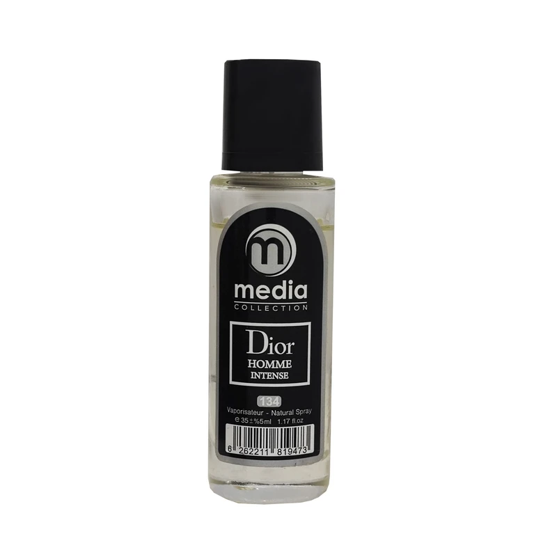 عطر جیبی مردانه مدیا مدل dior homme intense با رایحه گرم حجم 35 میلیلیتر - تصویر 2