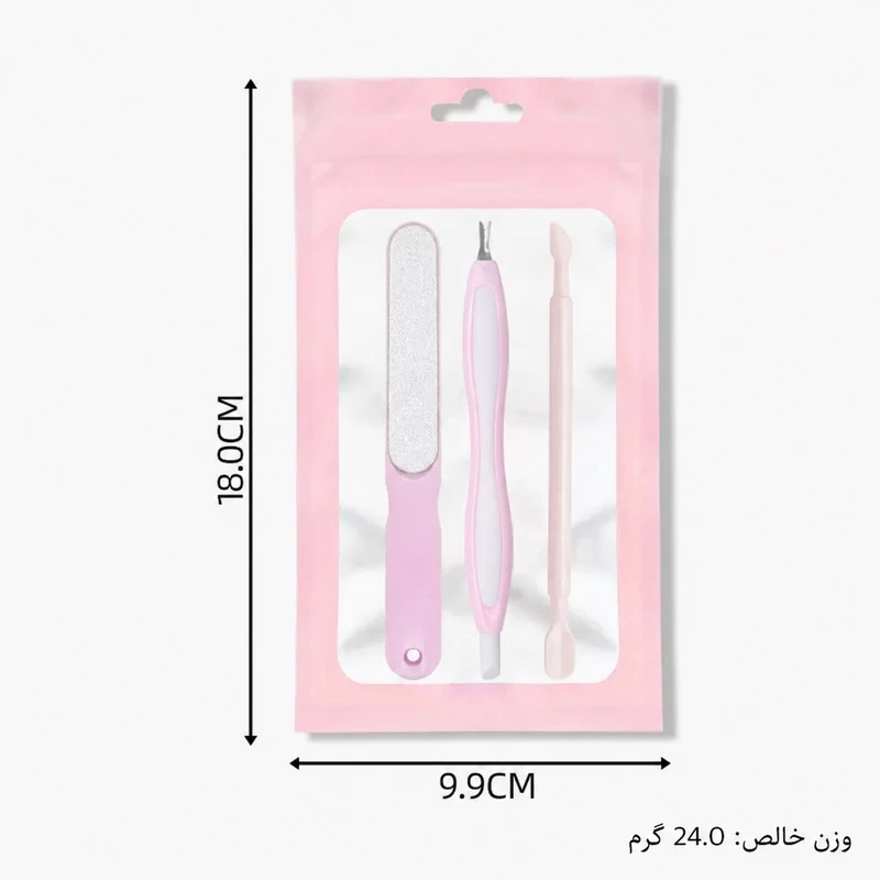 ست مانیکور و پدیکور مدل P3 بسته 3 عددی - تصویر 2