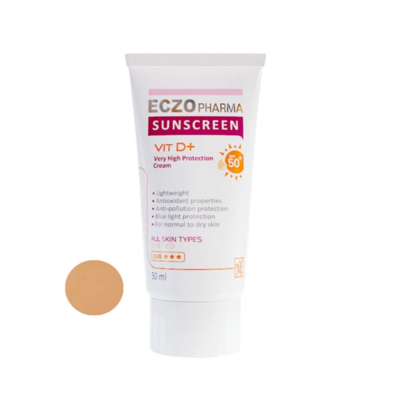 کرم ضد آفتاب رنگی مای SPF 50 مدل اگزوفارما مناسب پوستهای خشک حجم 50 میلیلیتر - تصویر 3