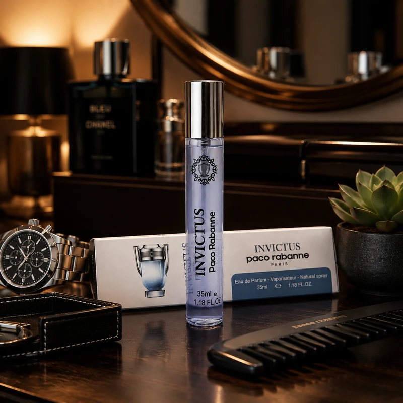 ادو پرفیوم مردانه هارلینگن مدل Invictus Paco Rabanne با رایحه خنک حجم 35 میلی لیتر - تصویر 4