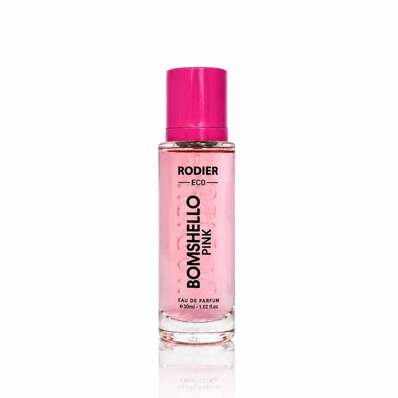 عطر جیبی زنانه رودیر مدل Bomshello Pink با رایحه خنک حجم 30 میلی‌لیتر - تصویر 3