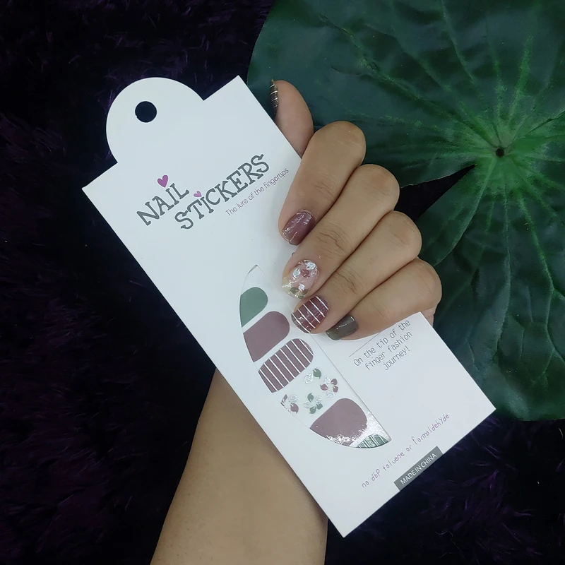 استیکر طراحی ناخن مدل FL14 مجموعه 3 عددی - تصویر 4