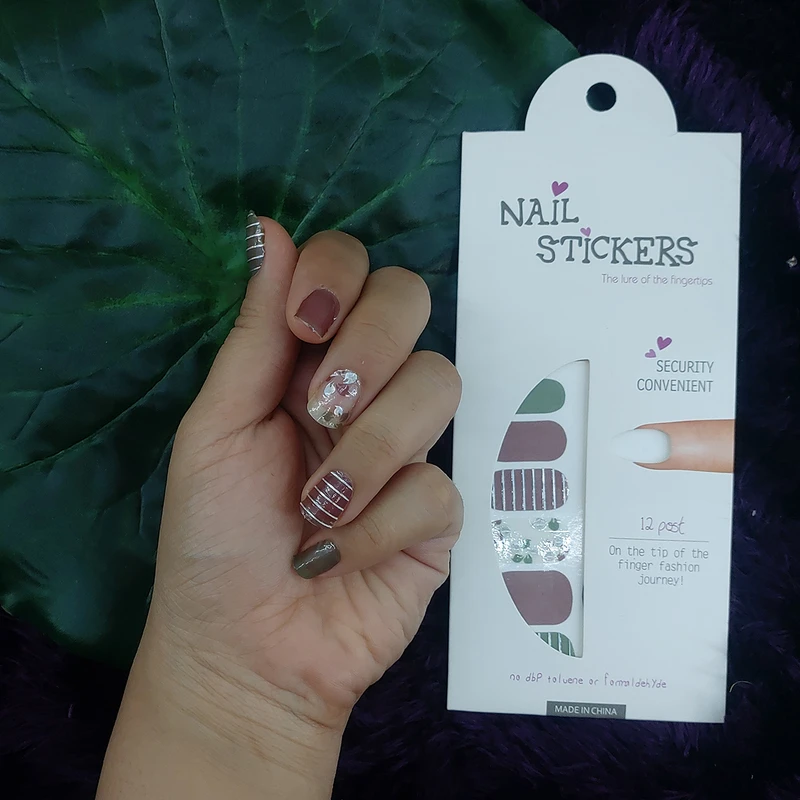 استیکر طراحی ناخن مدل FL14 مجموعه 3 عددی - تصویر 6
