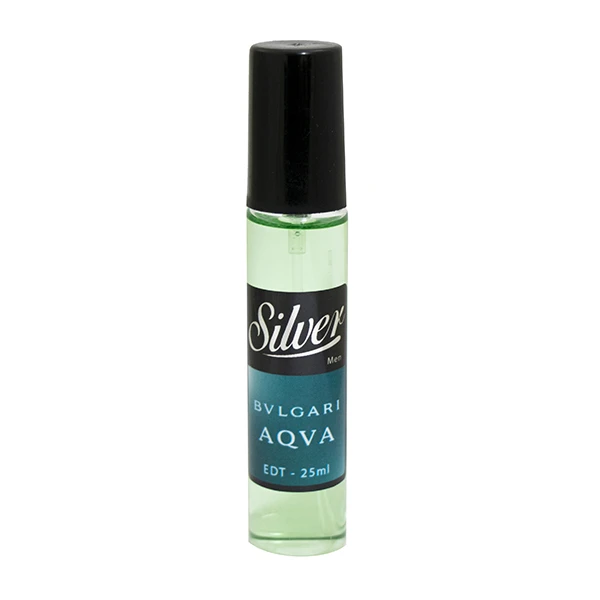 عطر جیبی مردانه سیلور مدل بولگاری آکوا حجم 25 میلی لیتر