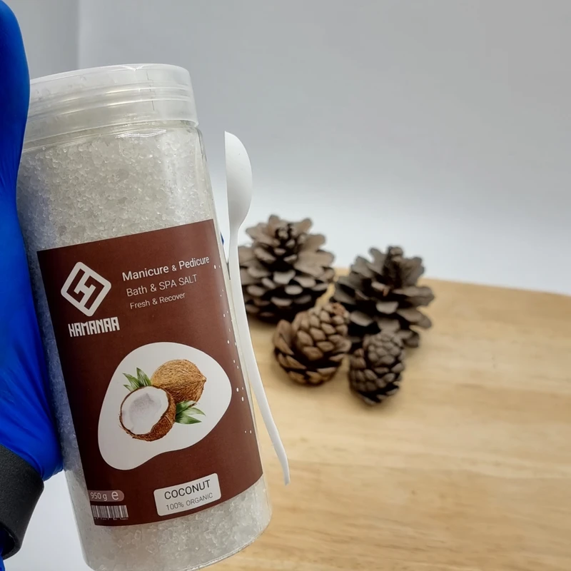نمک حمام هامانا مدل Coconut وزن 950 گرم - تصویر 3