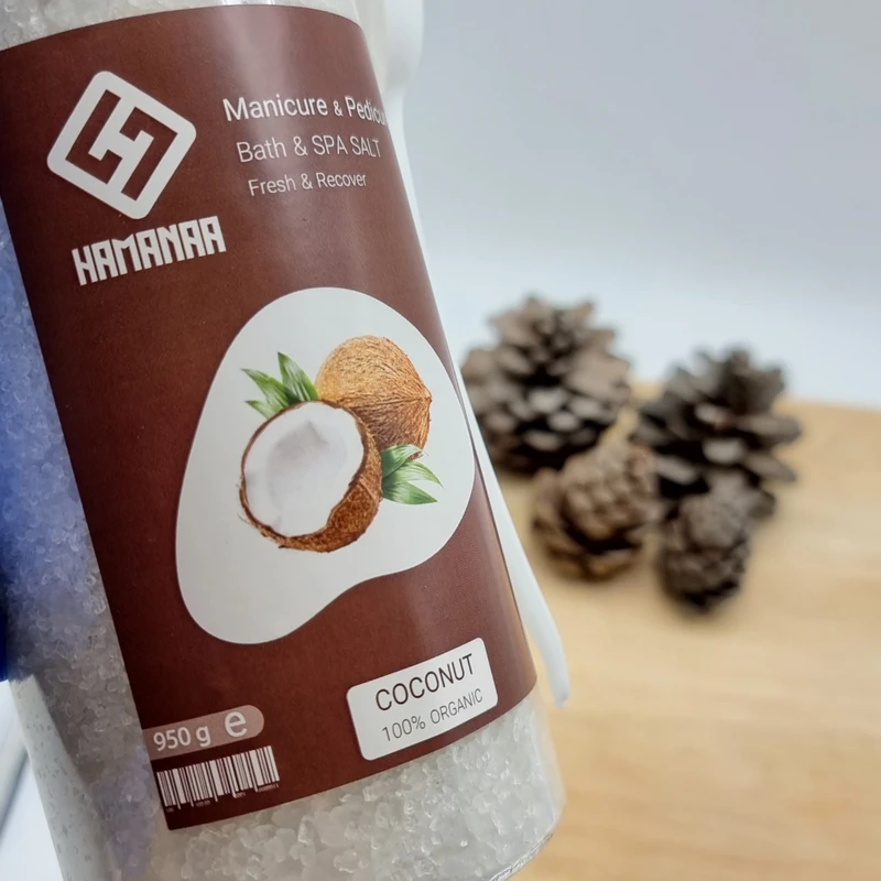 نمک حمام هامانا مدل Coconut وزن 950 گرم - تصویر 4