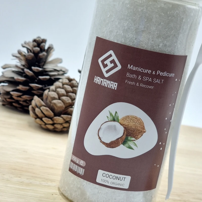 نمک حمام هامانا مدل Coconut وزن 950 گرم - تصویر 5