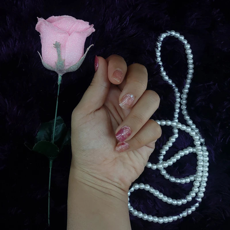 استیکر طراحی ناخن مدل ژله ای طرح رز - تصویر 5