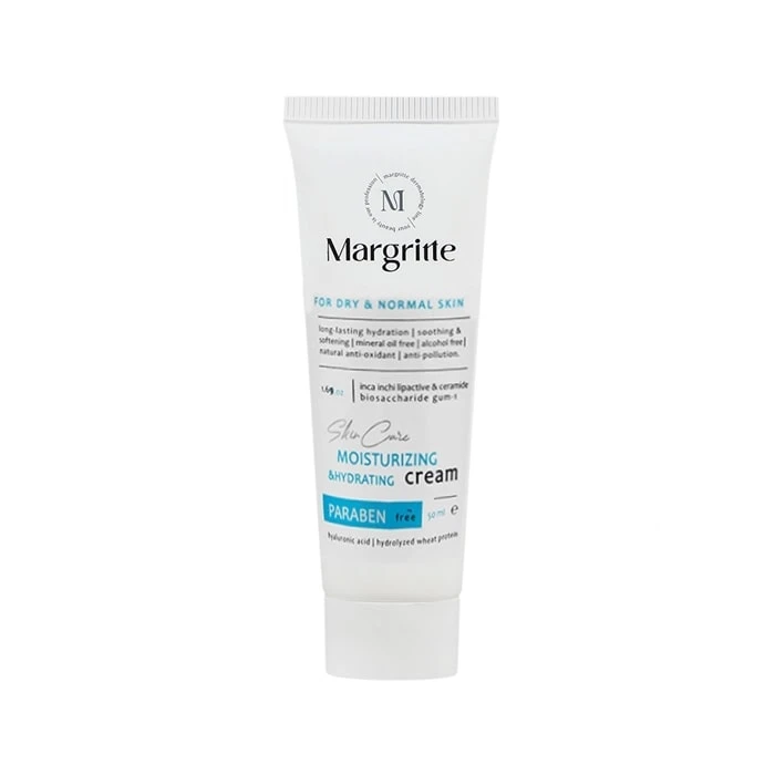 کرم آبرسان و مرطوب کننده مارگریت مدل hyaluronic acid مناسب برای پوست خشک و نرمال حجم 50 میلی لیتر - تصویر 2