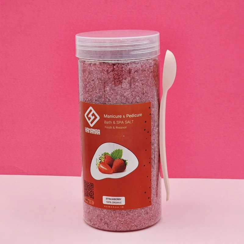 نمک حمام هامانا مدل Strawberry وزن 950 گرم - تصویر 2