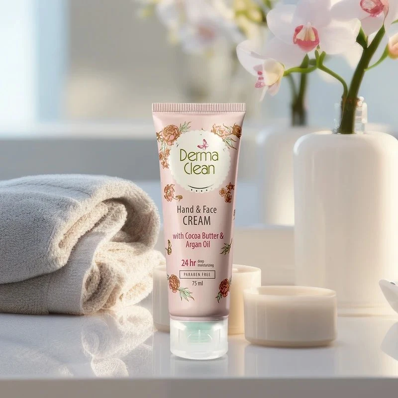 کرم دست و صورت درماکلین حاوی آرگان مدل deep moisturizing حجم 75 میلی‌لیتر - تصویر 2