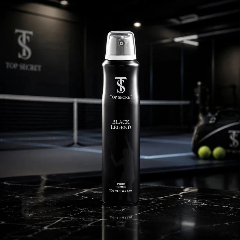 اسپری ضدتعریق مردانه تاپ سکرت مدل Black Legend حجم 200 میلی‌لیتر - تصویر 2