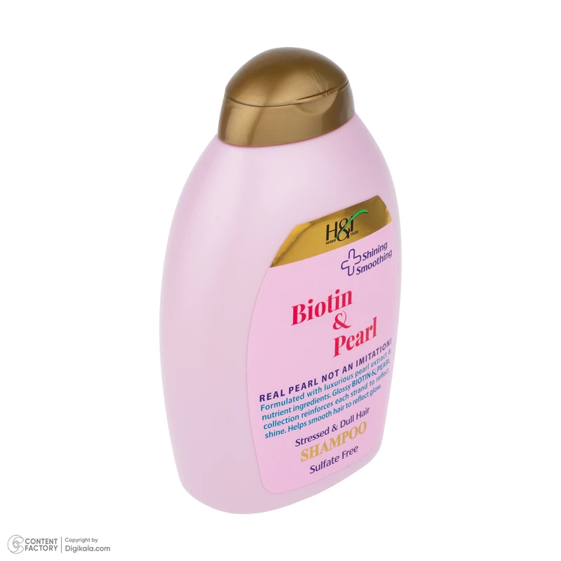 شامپو مو هرباتک مدل Biotin & Pearl مناسب برای موهای نازک و شکننده حجم 385 میلی لیتر - تصویر 3