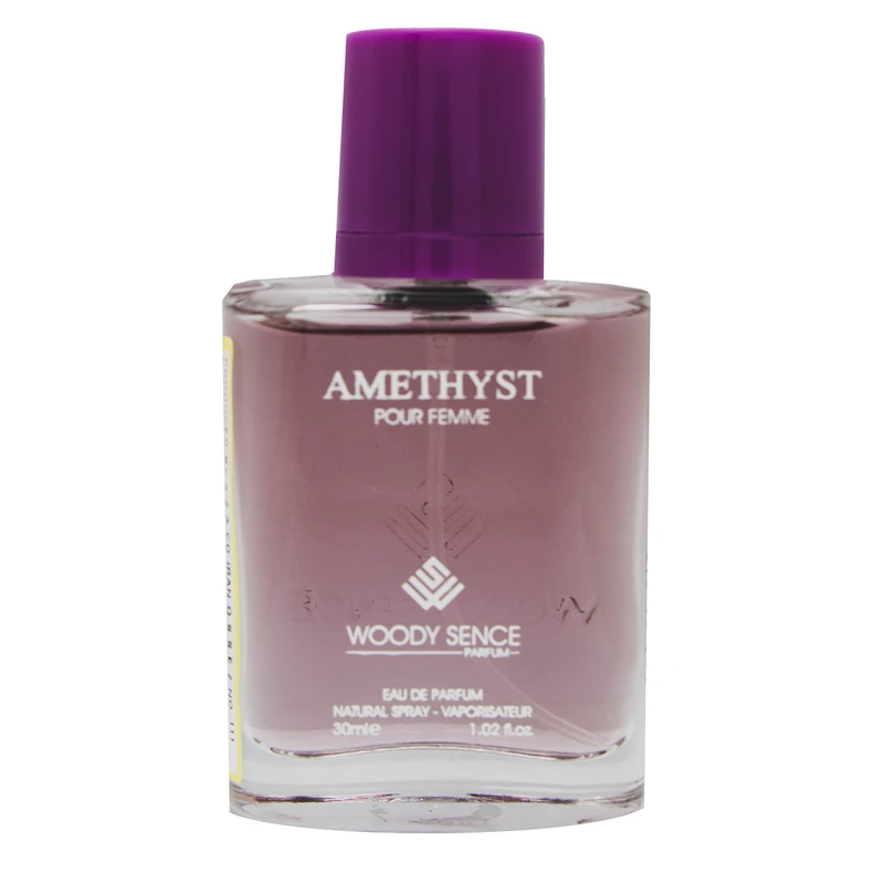 عطر جیبی زنانه وودی سنس مدل Amethyst حجم 30 میلی لیتر - تصویر 2