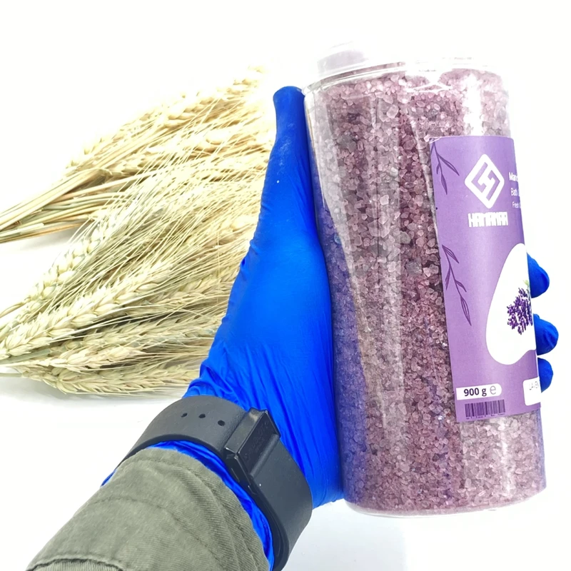 نمک حمام هامانا مدل Lavender وزن 900 گرم - تصویر 3