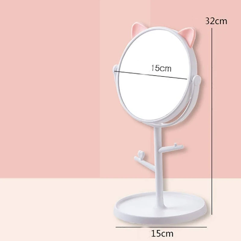 آینه آرایشی رومیزی مدل Ear cat کد 51 - تصویر 2