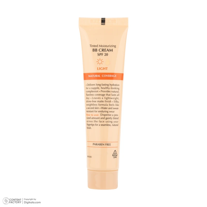 کرم پودر BB مایع SPF20 سینره مدل Castor شماره 01 مناسب برای انواع پوست حجم 40 میلی‌لیتر - تصویر 4
