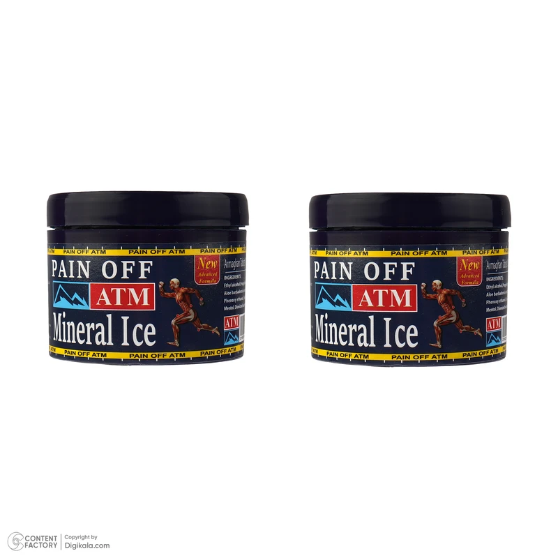 ژل خنک‌کننده و ضد درد عضلات مینرال آیس بی ام اس مدل ICE حجم 200 میلی‌لیتر مجموعه 2 عددی، فرمول گیاهی بدون جذب کبدی، تسکین سریع درد و التهاب، محافظت از پوست و ضد خشکی، مناسب بانوان و آقایان - تصویر 2