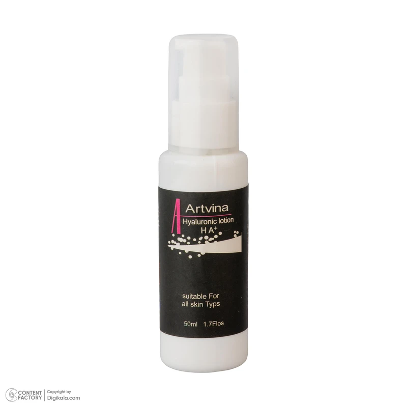 کرم آبرسان صورت آرت وینا مدل Hyaluronic مناسب برای انواع پوست حجم 50 میلی‌لیتر - تصویر 4