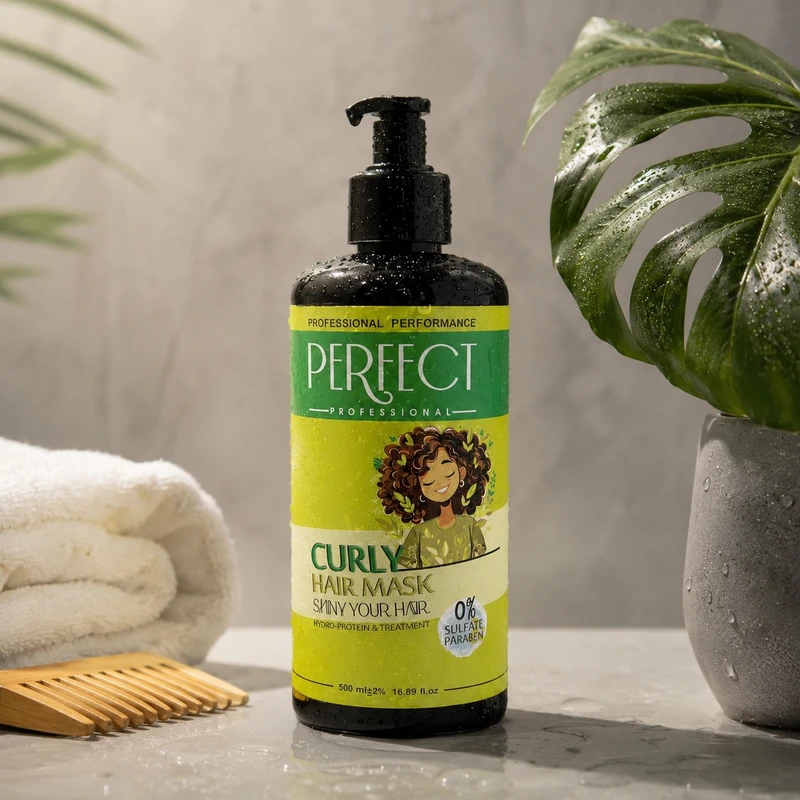 ماسک مو تقویت کننده پرفکت پروفشنال مدل curly مناسب برای موهای فر و مجعد حجم 500 میلی لیتر - تصویر 6