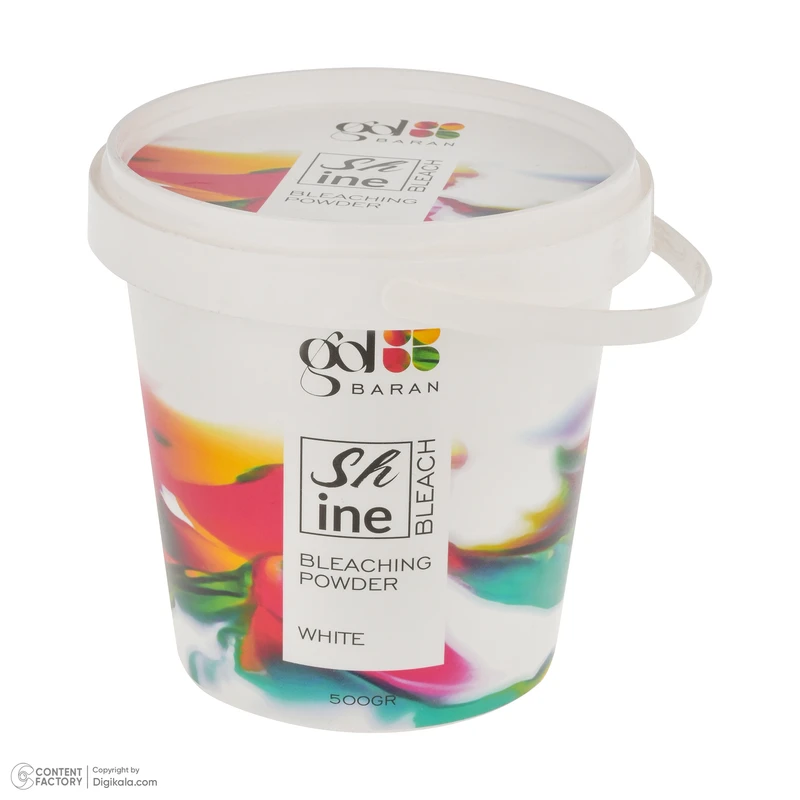 پودر دکلره گلباران مدل shine وزن 500 گرم رنگ سفید - تصویر 2