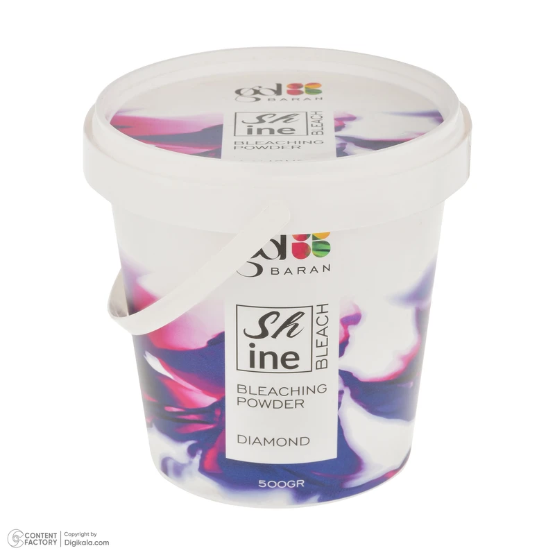 پودر دکلره گلباران مدل shine وزن 500 گرم رنگ الماسی - تصویر 2
