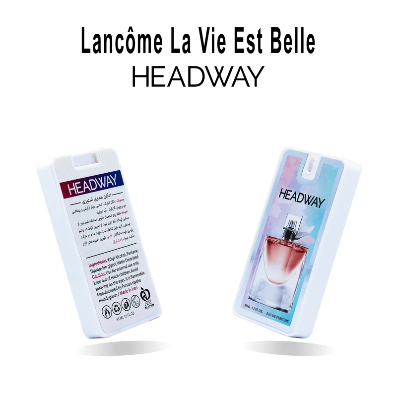 عطر جیبی زنانه هدوی مدل لانکوم لاویه بل حجم 45 میلی لیتر مجموعه 2 عددی - تصویر 4