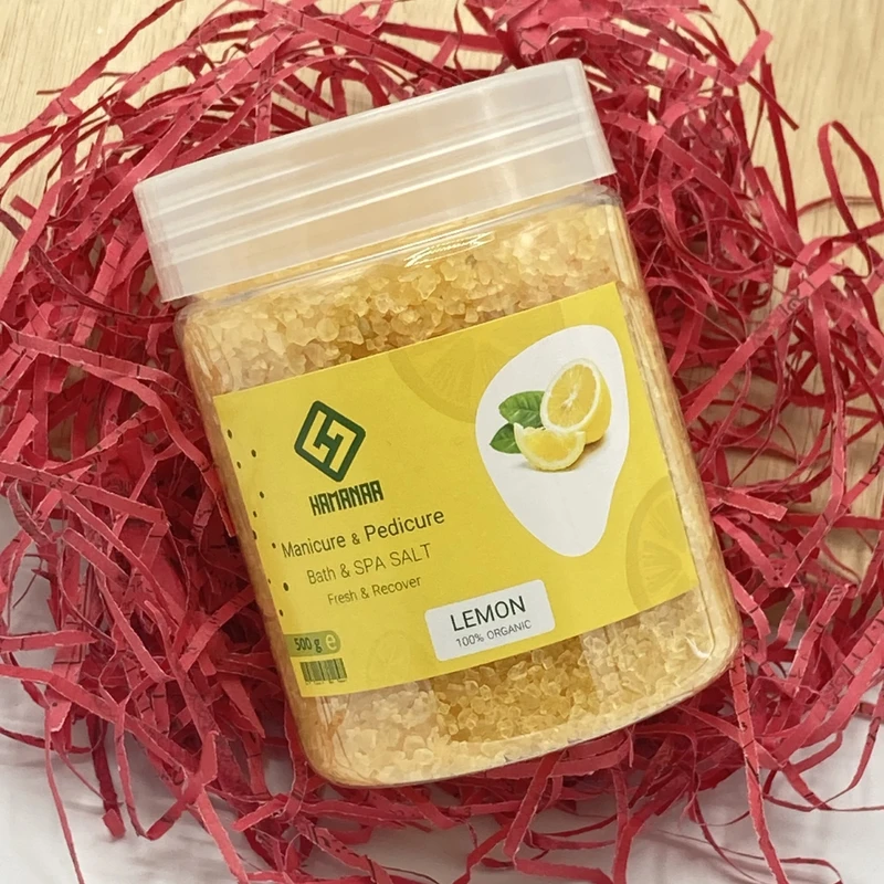 نمک حمام هامانا مدل Lemon وزن 500 گرم - تصویر 2