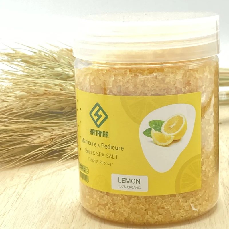 نمک حمام هامانا مدل Lemon وزن 500 گرم - تصویر 3