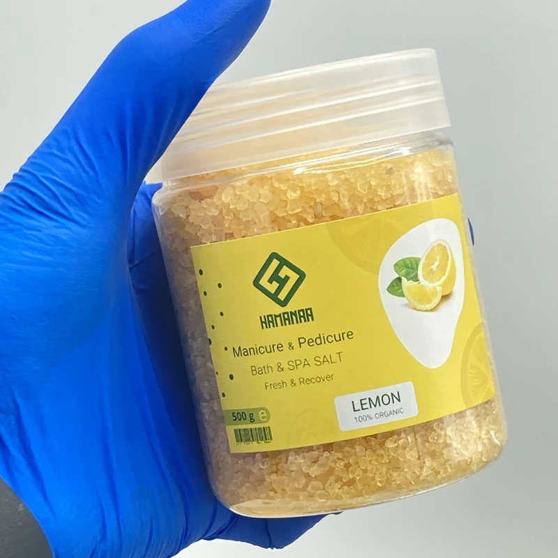 نمک حمام هامانا مدل Lemon وزن 500 گرم - تصویر 4
