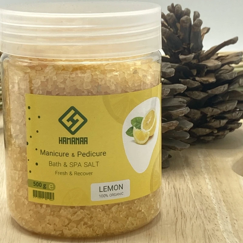 نمک حمام هامانا مدل Lemon وزن 500 گرم - تصویر 5