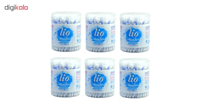 گوش پاک کن لیو مدل Cottone sulal مجموعه 6 عددی - تصویر 2