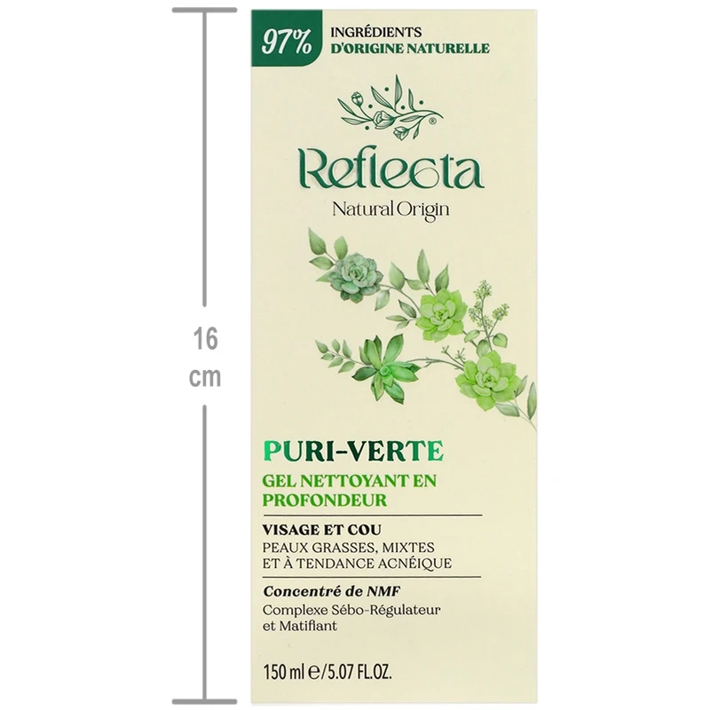 ژل شستوشوی صورت رفلکتا مدل Puri Verte مناسب برای پوست چرب حجم 150 میلی لیتر - تصویر 2
