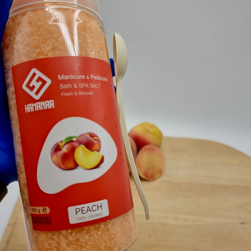 نمک حمام هامانا مدل Peach وزن 950 گرم - تصویر 5