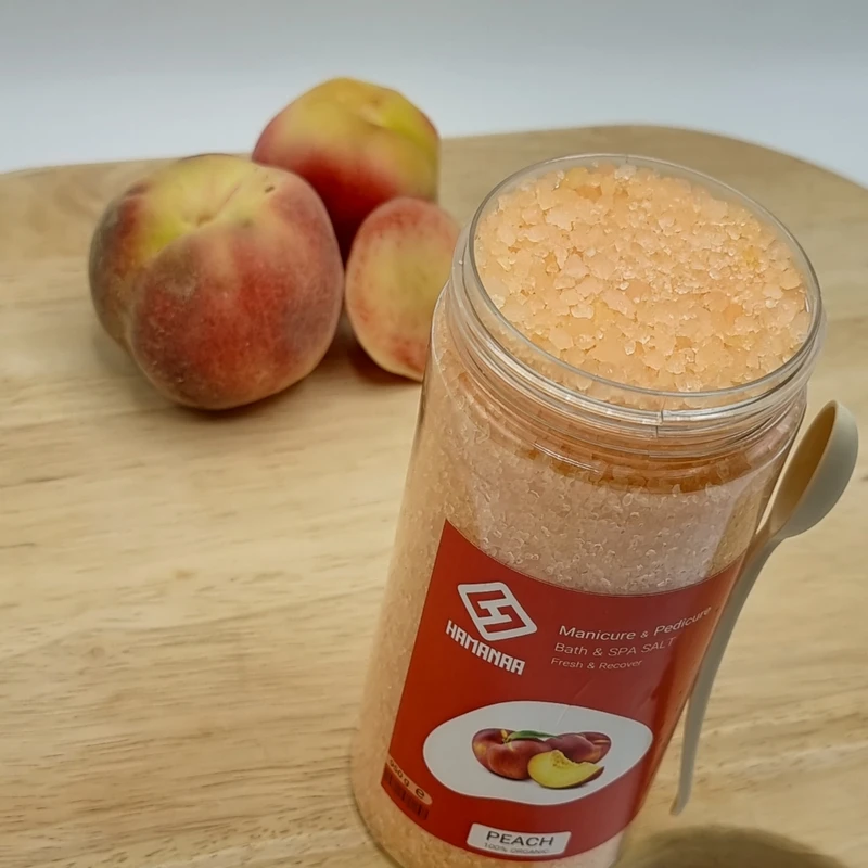 نمک حمام هامانا مدل Peach وزن 950 گرم - تصویر 6