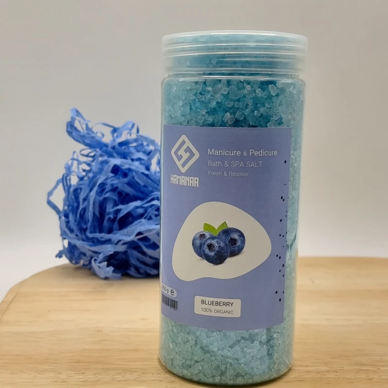 نمک حمام هامانا مدل Blueberry وزن 950 گرم - تصویر 2