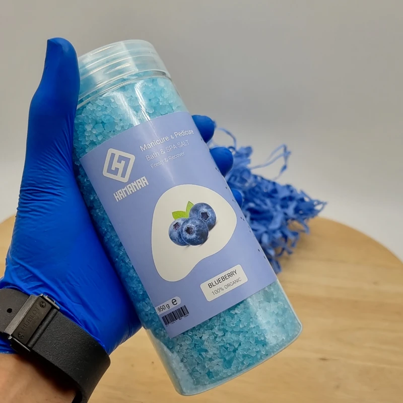 نمک حمام هامانا مدل Blueberry وزن 950 گرم - تصویر 5