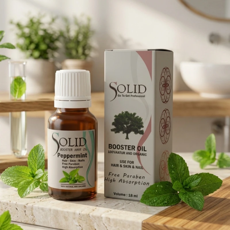روغن مو سالید مدل روغن نعنا فلفلی حجم 18 میلیلیتر، تقویتکننده و مناسب انواع مو - تصویر 2