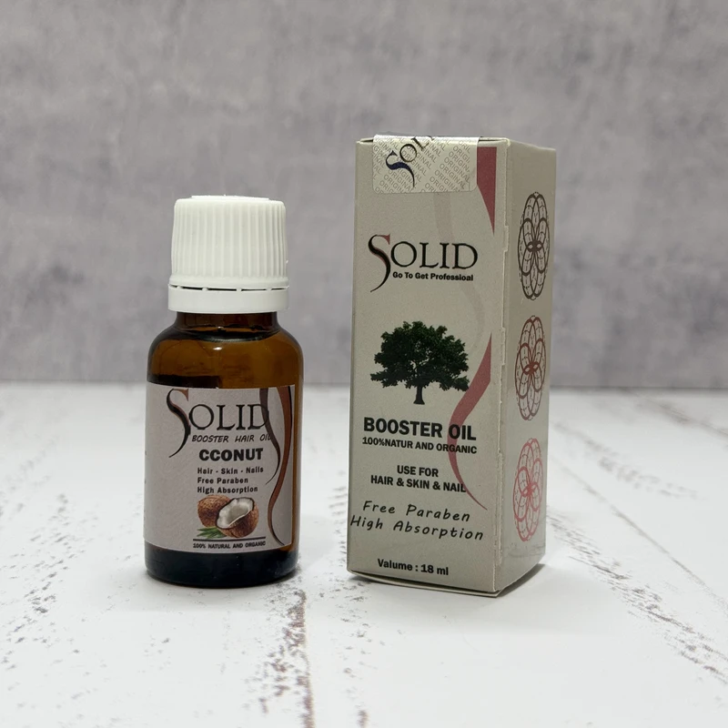روغن مو نرمکننده سالید مدل نارگیل مناسب برای انواع مو حجم 18میلیلیتر - تصویر 2