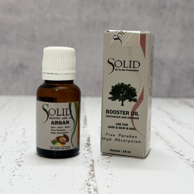 روغن آرگان نرم سالید مدل همهکاره مناسب برای انواع مو حجم 18میلی لیتر - تصویر 2